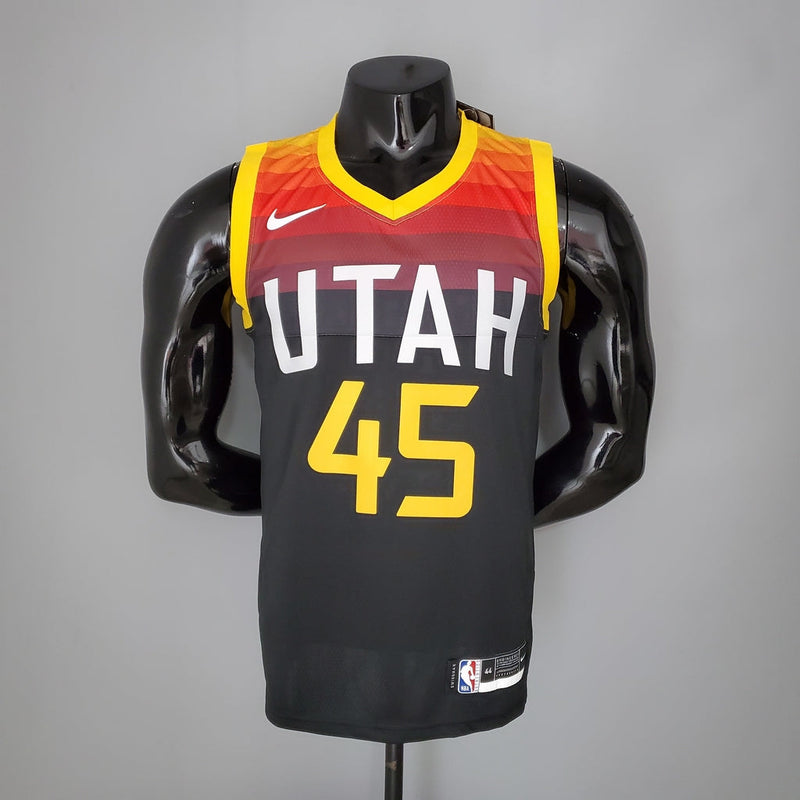 Camisa NBA Regata Utah Jazz Masculina - Preta